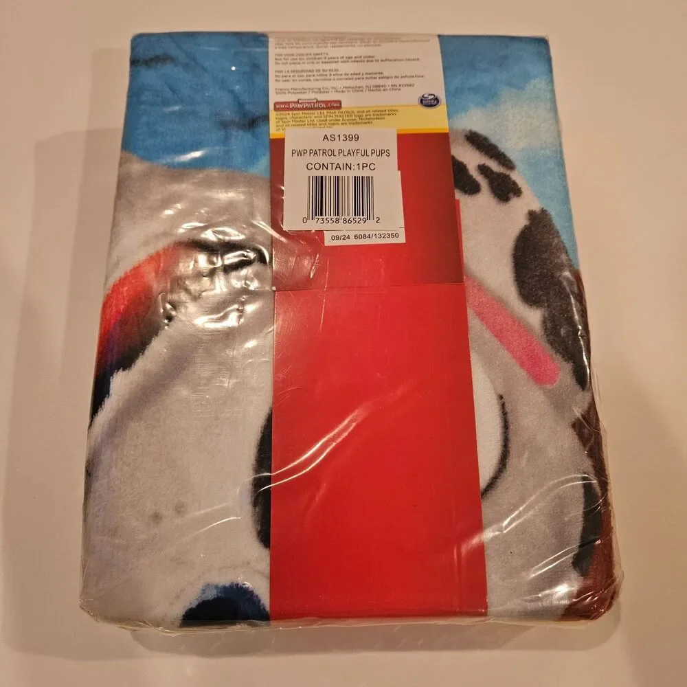 PAW Patrol Skye Chase Marshall Rubble Blanket Mailbox Vehicles Rescue Racers Set